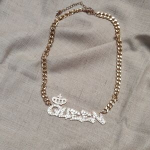Gold Queen Necklace